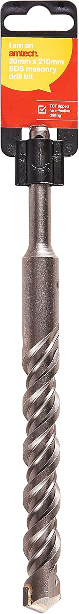 Amtech SDS Masonry Drill Bit 20mm x 210mm Heavy-Duty Tungsten Carbide Tipped view 3