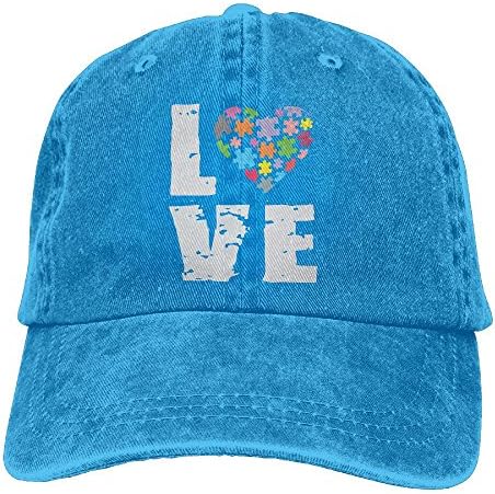 Men And Women Love Puzzles Autism Awareness Vintage Jeans Baseball Cap