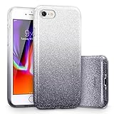ESR iPhone 8 Case, iPhone 7 Case, Glitter Case Bling Sparkle Three Layer Shockproof Soft TPU Outer Cover + Hard PC Inner Protective Shell Cover for Apple 4.7
