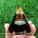 ycyingcheng Pyramid Ogan Crystal Energy Tower Tiger Eye Ball 6CM view 9