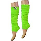 Crazy Chick Neon Plain Pink Leg Warmer - Wholesale Connections - View #2