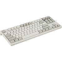 Fujitsu Realforce R2 Keyboard (Tenkeyless, Ivory, Mixed Key Weight)