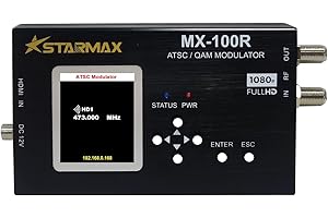 StarMax MX-100R HDMI to RF Modulator (1080p HD ATSC, J.83B QAM) Modulator