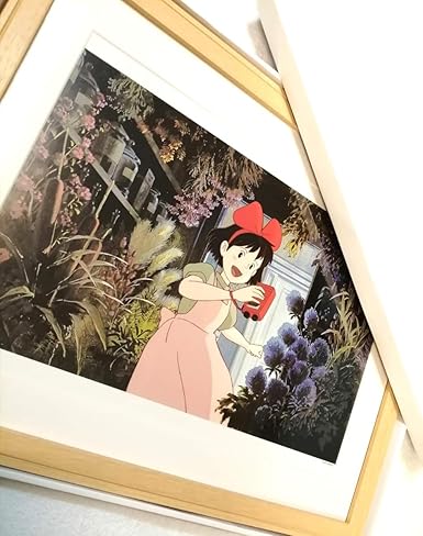 Amazon Co Jp スタジオジブリ 魔女の宅急便 額装品 ジブリ ポスター ジブリ絵画 複製原画 ポストカード ジブリカレンダー 宮崎駿 ホビー