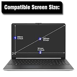 KEANBOLL 3 PCS 14" Laptop Screen Protector Anti
