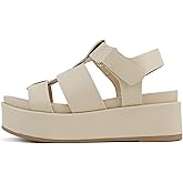 Soda “Amenda” ~ Women Round Toe Fisherman Platform Low Heel Wedge Sandal with Adjustable Ankle Strap