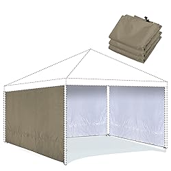 REDCAMP Instant Canopy Sidewall for 10x10ft Pop Up