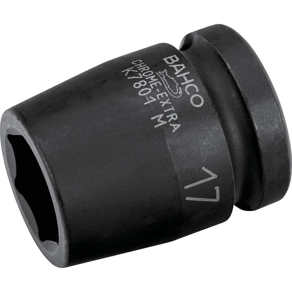 Bahco K7801M-11 Hexagon Socket, Black, 1/2-Inch, 11 mm