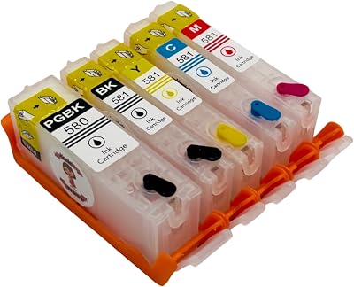118INK Katie's Edible Ink PGI-580BK/CLI-581 XL Ink Cartridges Full Set