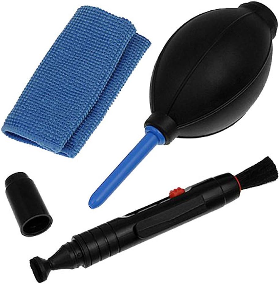 Professional Lens Cleaning Kit Set With Pen Cloth Air Blower for Cameras(Canon,Nikon,Pentax,Sony)