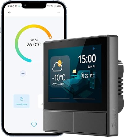 SONOFF NSPanel 2 Gang WiFi Smart Scene Wall Switch 3.5" IPS Touch Display