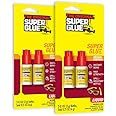 Super Glue Liquid - Clear - Two 3 Gram Bottles - (Pack of 2)