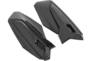 WOODNIU RACEIN Handlebar Cover for Surron Ultra Bee, Water Transfer Carbon Fiber Pattern Hand Guard Hand Bar Protect Cover for Sur Ron Offroad E-Bike Dirtbike (Water Transfer Glossy)