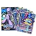 100pcs Poke Cards TCG Style Card, mega ex Cards Full Art, Includes 59 ex Cards 20 mega ex Cards 20 gx Cards 1 Energy Card Look alikes