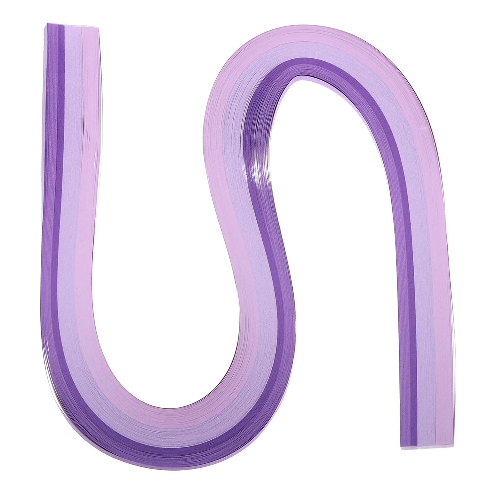 PATIKIL 540 x 10mm Rainbow Quilling Strips Paper,120 Pcs Origami Paper Quilling Strip for Art DIY Hand Craft Christmas, Gradient Purple