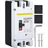 DIHOOL Heavy Duty Battery Disconnect Switch, 400 Amp DC Circuit Breaker for Boat Trolling Motor Marine