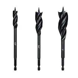 Greycore Tools 3-Piece 6 Inch 3-Flute Auger
