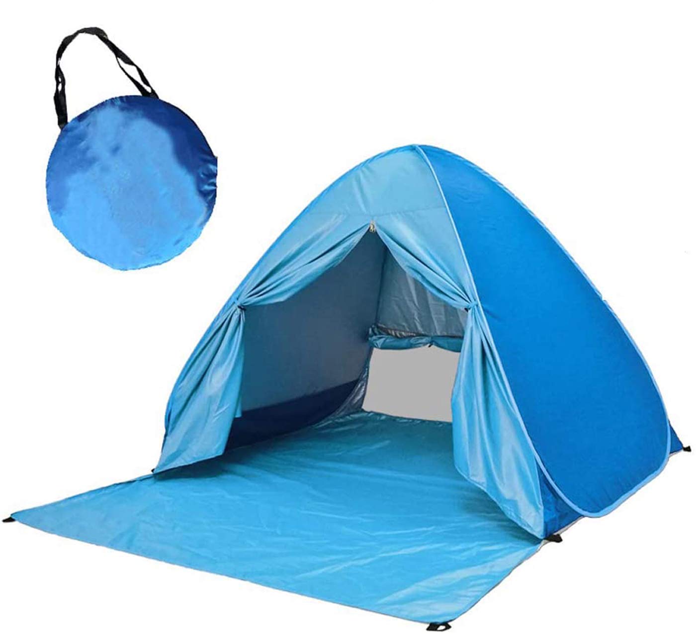 Eplze Automatic Pop Up Beach Tent Instant Portable Quick Sun Shelter for 2-3 Persons (Sky Blue)