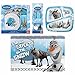 Zak! Designs 3-Section Plate with Olaf & Sven from Frozen, BPA-free