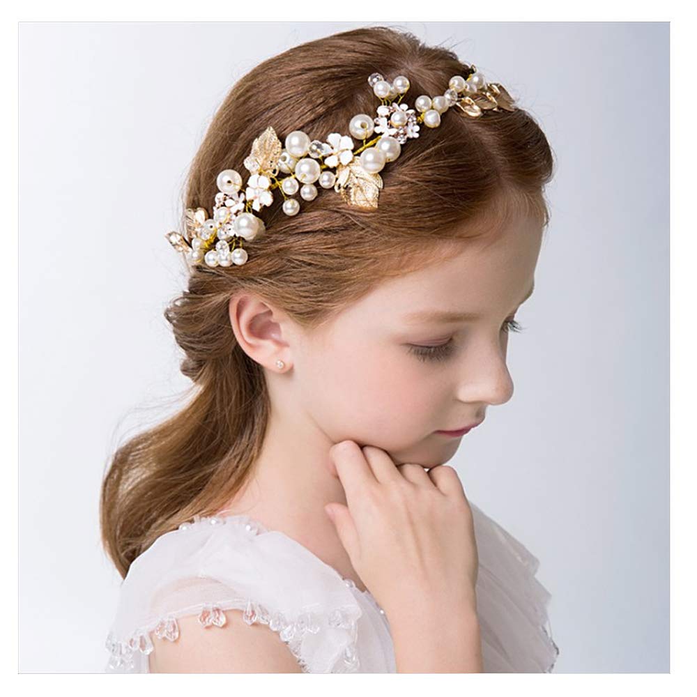 Campsis Cute Princess Flower Headband For Girl And Women Bridal