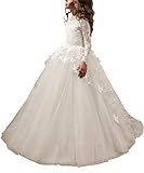 Abaowedding Lovely Flower Girl Dress Lace Long