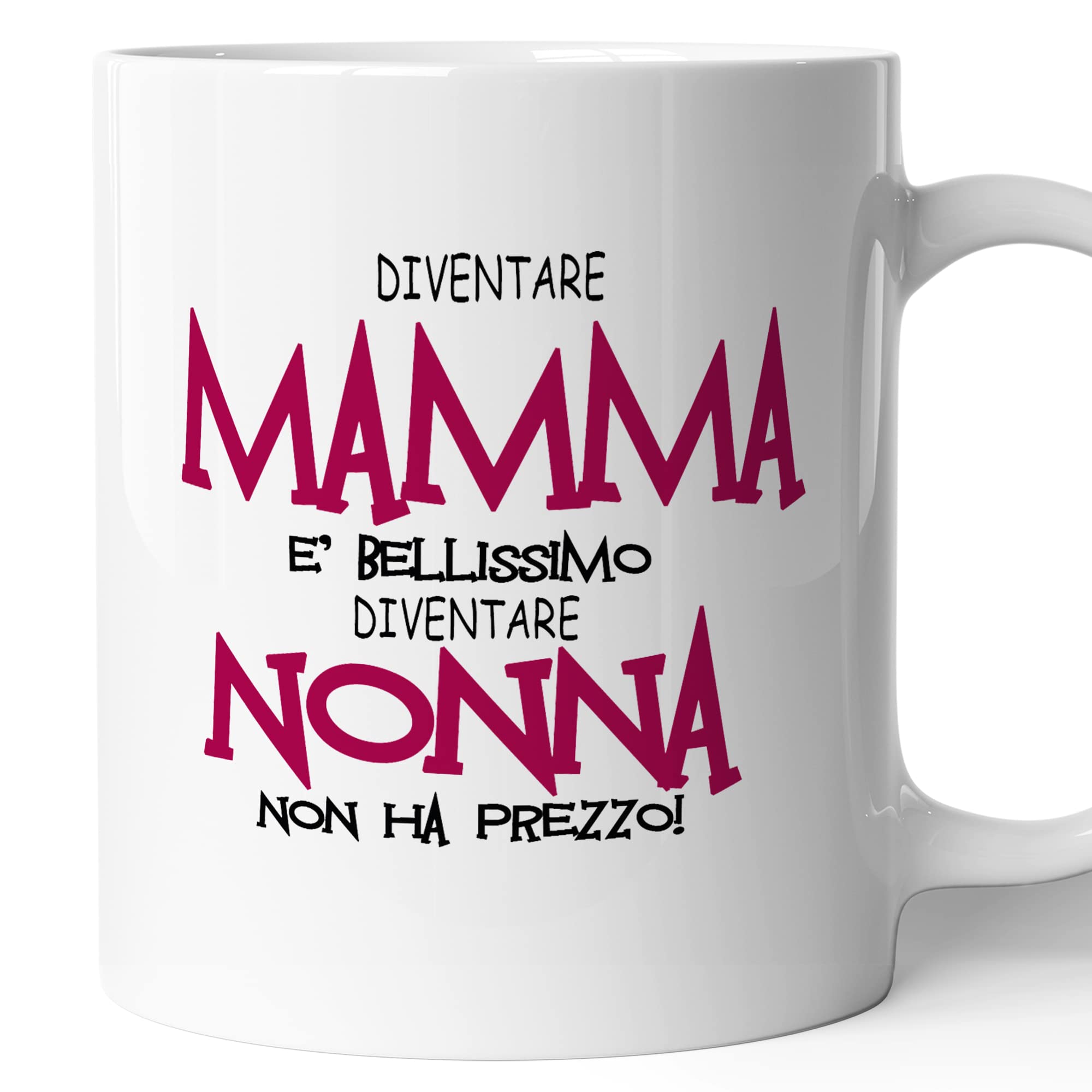 Mug Becoming Mom Is Beautiful Becoming Grandma Has No Price- Original Gifts Ideas