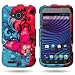 CoverON® Slim Hard Case for ZTE Reef N810 with Cover Removal Tool - (Pink Blue Butterfly)