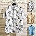 Mlide 2020 Summer Hawaiian Shirts for Men Casual Button Down Short Selvee Beach Mens Party Tee Blousethumb 2