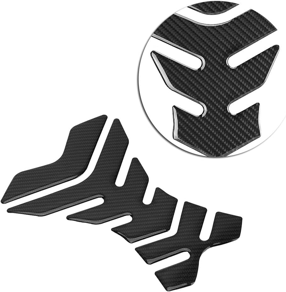 Carbon Fiber Motorcycle Fuel Tank Pad Protector Sticker Decals - Universal, Popular, normal - Image 3
