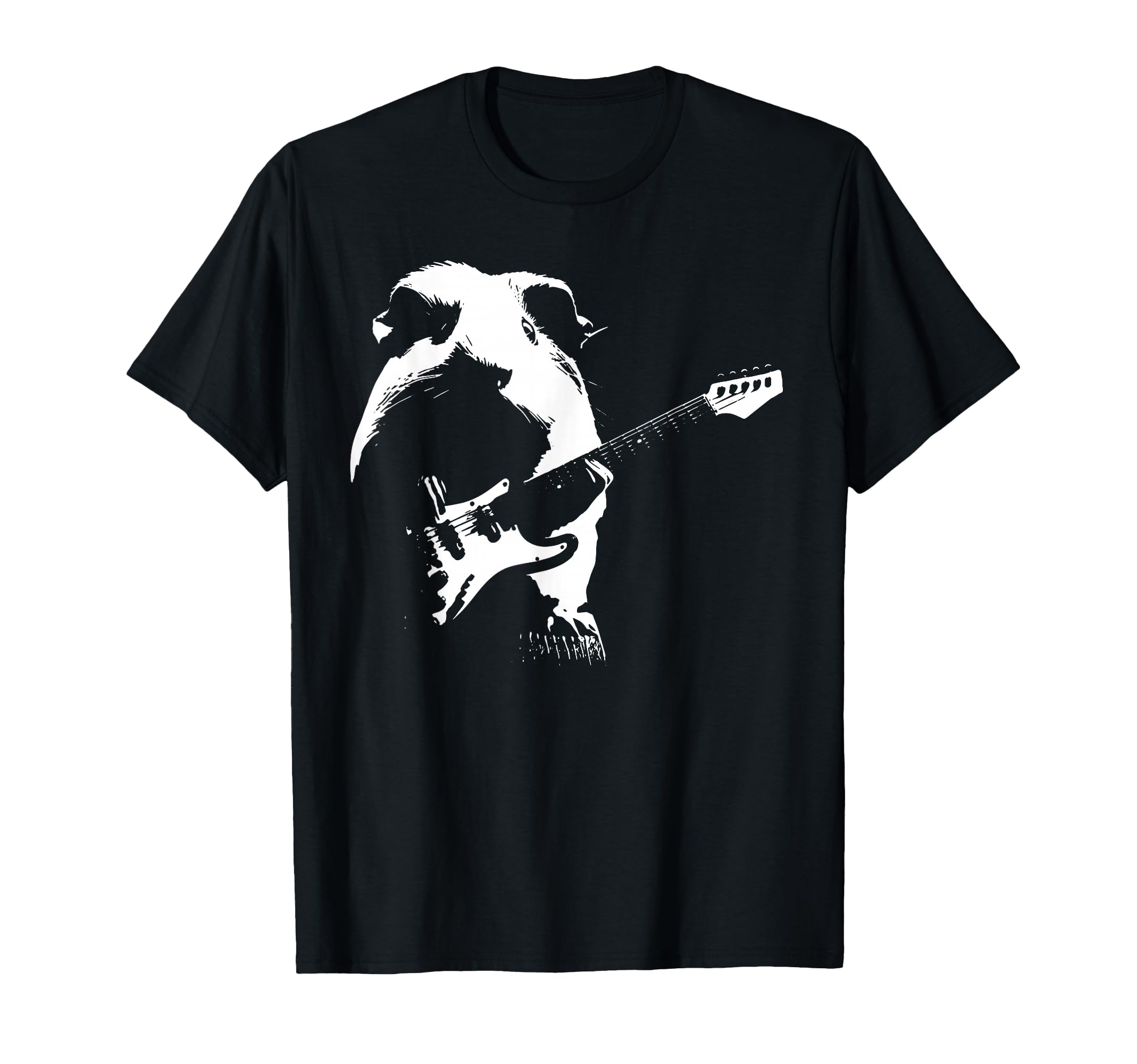 Photo 1 of Guinea Pigs Playing Bass Guitar Shirt for Men Playing Guitar T-Shirt medium