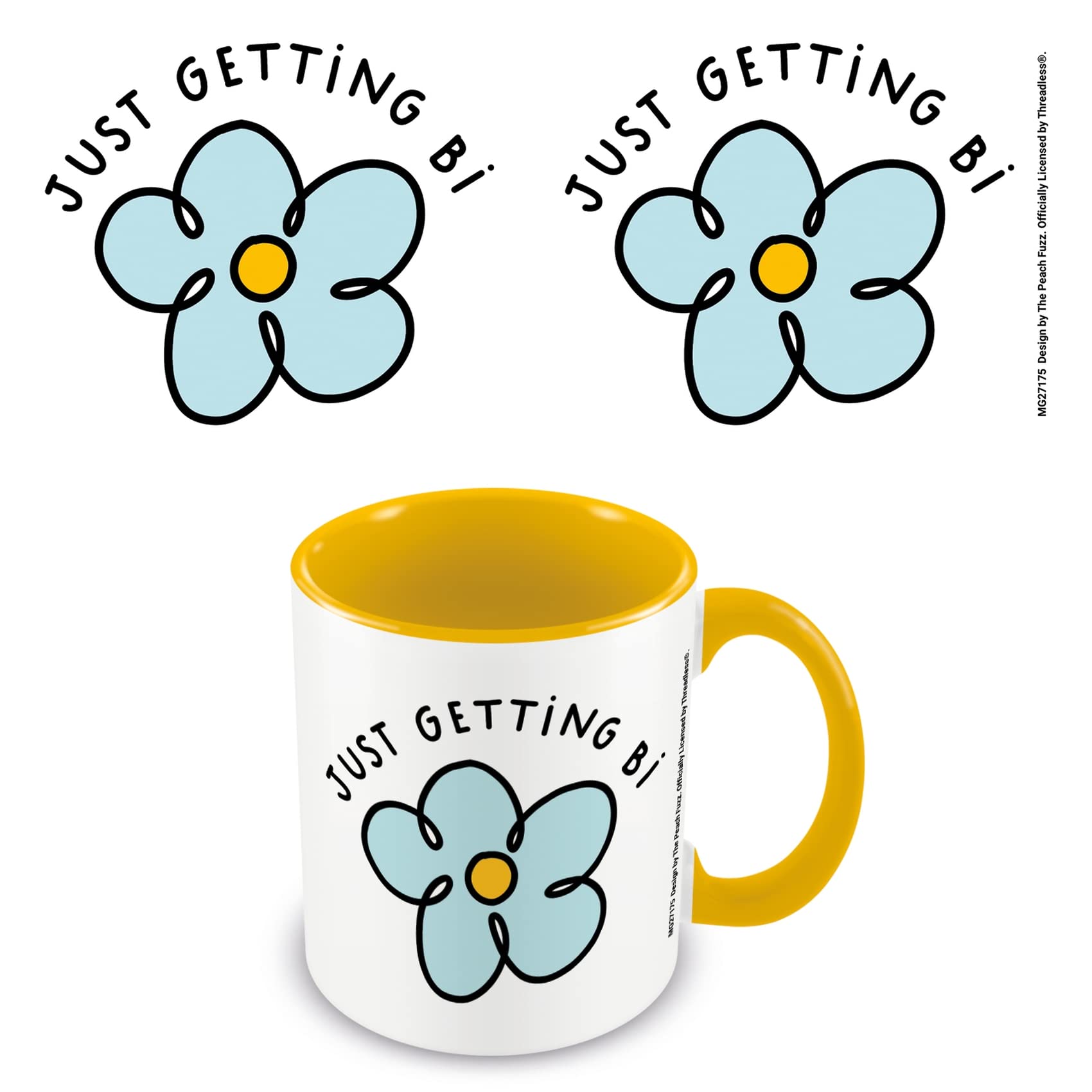 Pyramid International The Peach Fuzz Mug in Presentation Gift Box (Just Getting Bi Design) 11oz Ceramic Mug - Official Merchandise