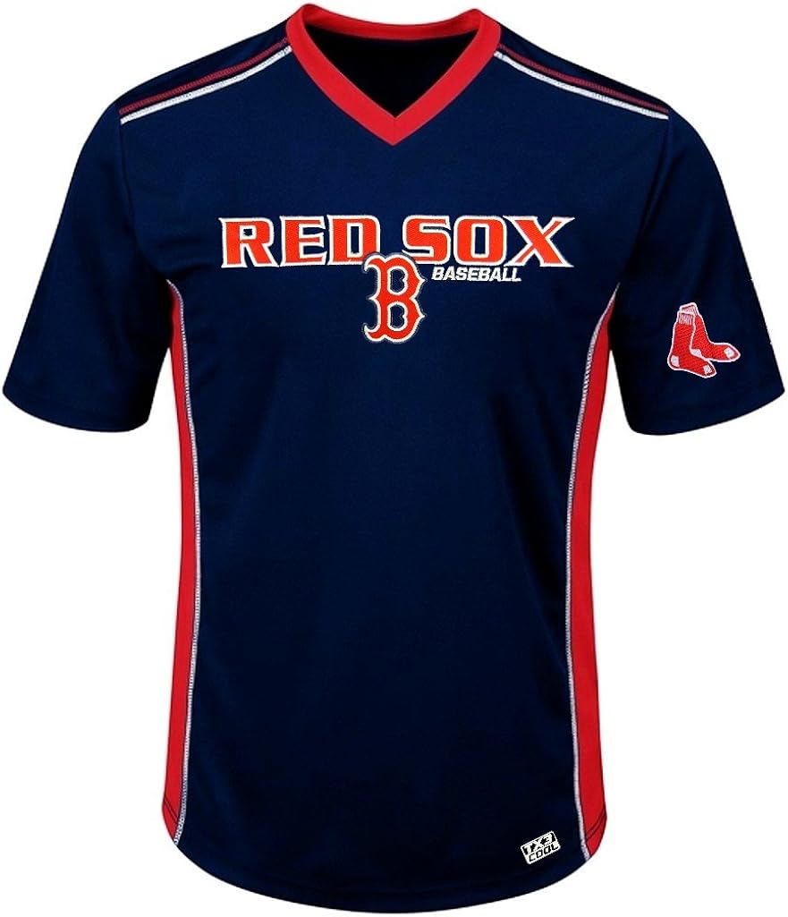 VF Boston Red Sox MLB Mens Cool Base Performance V Neck