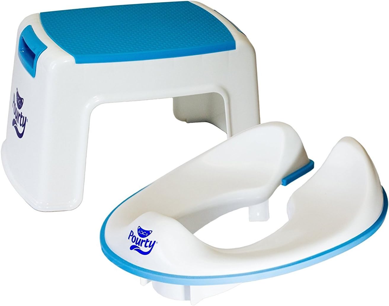 Pourty Toilet Training combo - Flexi-fit Toilet seat & Up Step stool