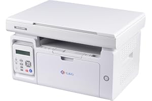 G&G M2022NW Wireless Monochrome Laser Printer All-in-One with Scanner,23ppm Black and White Laser Printer for Home & Small Of