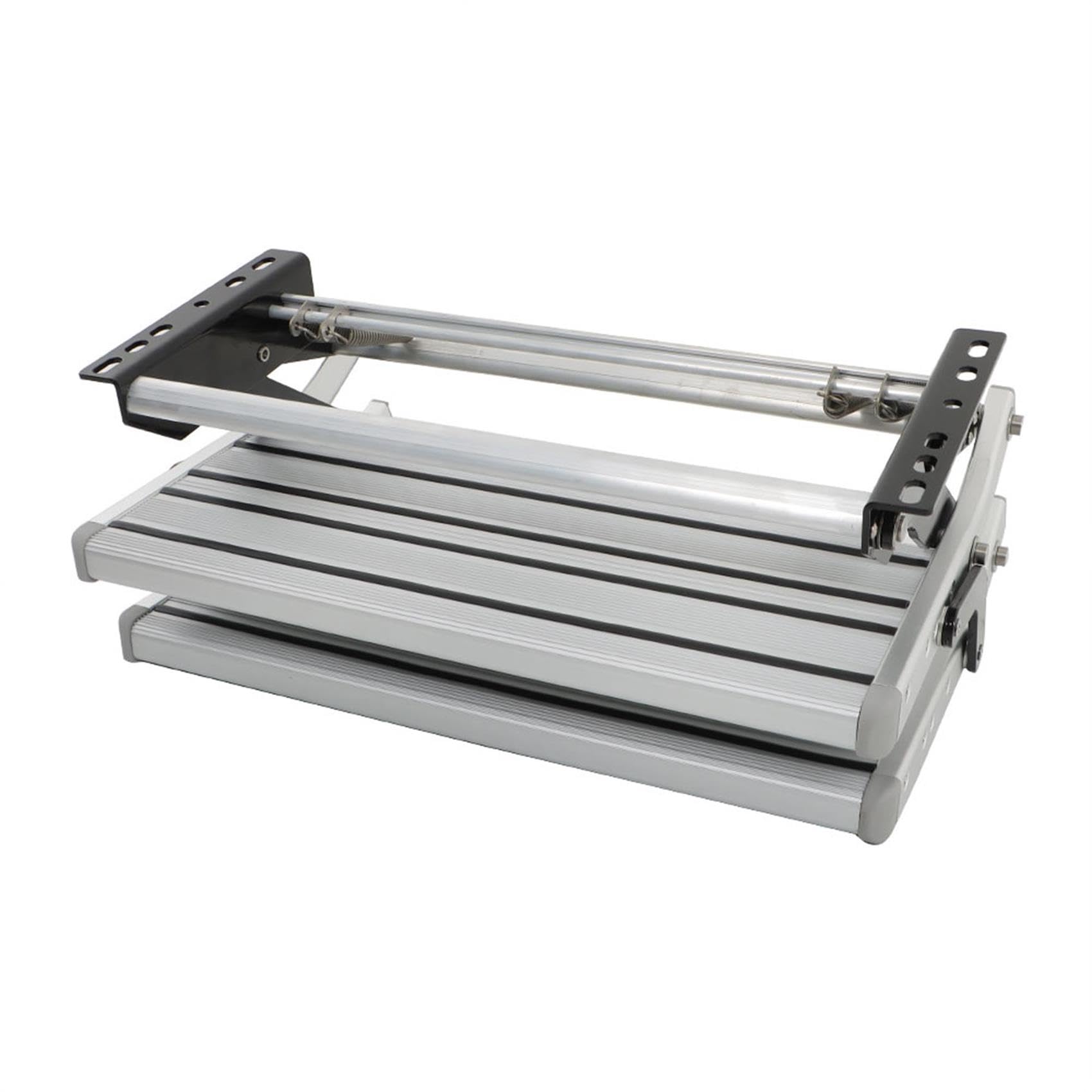 Photo 1 of labwork 2 Step RV Steps with 2 Handrails w/Step Mat 660 lbs Load Capacity Spa Steps Outdoor Stairs for 5th Wheel RV Camper Trailer Porch with Non-Slip Mats