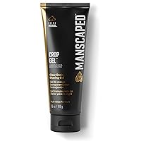 MANSCAPED® Crop Gel® Clear Groin Shaving Gel, Moisturizing and Lubricating Multi-Glide Formula Designed for Below-the-Waist T