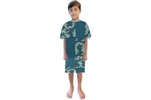 Us Angels Dreamlife Big Boys Pajamas, boys pjs set with shorts, Size 8, 10-12, 14-16