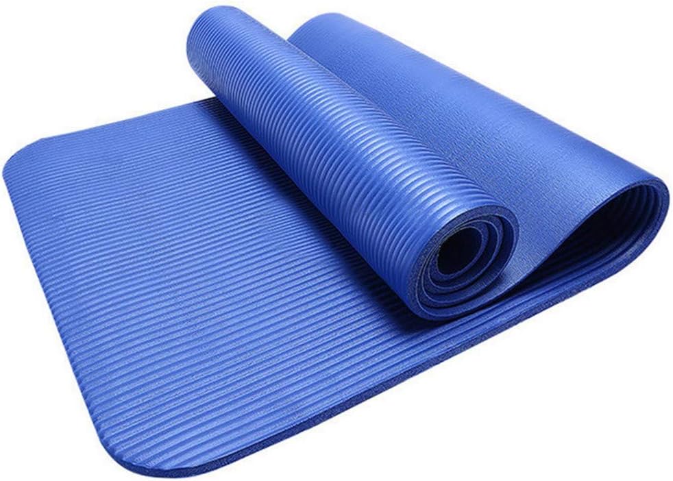 COLNER Thick Exercise Yoga Floor Mat Nbr 183 x55 x0.4cm Great for Camping Cardio Workouts Pilates Gymnastics with Carrying Strap