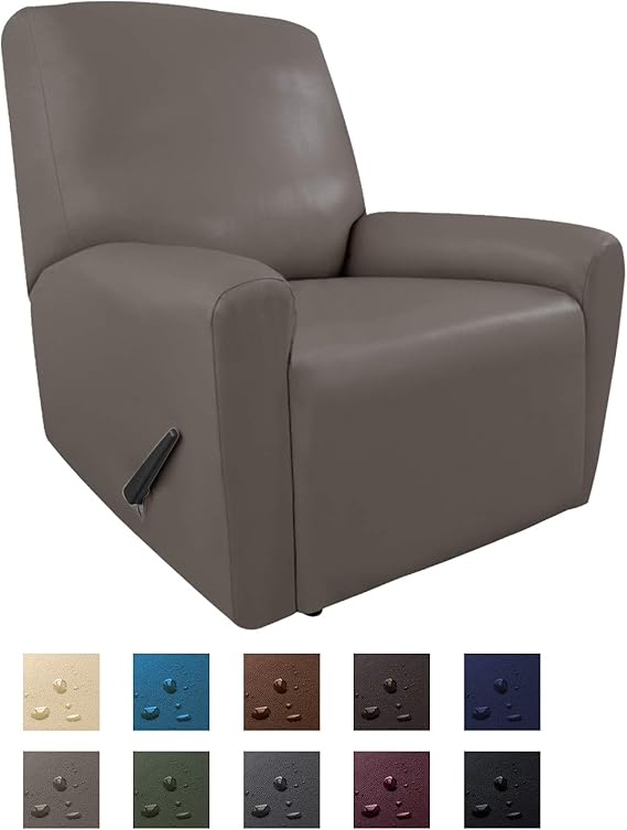 EasyGoing PU Leather Recliner slipcovers, Waterproof
