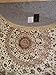Stunning Silk Rug Persian Traditional Area Rugs Round Rugs Living Room Circle Rugs Luxury 6 Foot Silk Brand High Density Foyer Round Rug (Round Shape 5.5 Foot)
