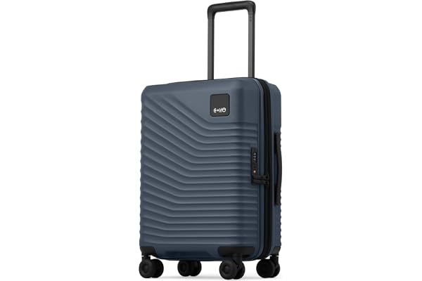 Coolife Carry On Luggage Expandable Hardside Upgrade PC Durable Lightweight Travel Suitcases with Dual Spinner Wheels & TSA L