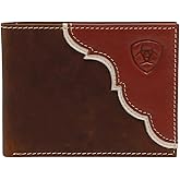 ARIAT Men's Embossed Shield Logo Bifold Wallet A3547908