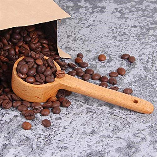TXSD Holzkaffeeschaufel Esslöffel Holzmessschaufel - Geeignet für gemahlene Bohnen, Kaffeebohnen und losen Tee – Bild 6
