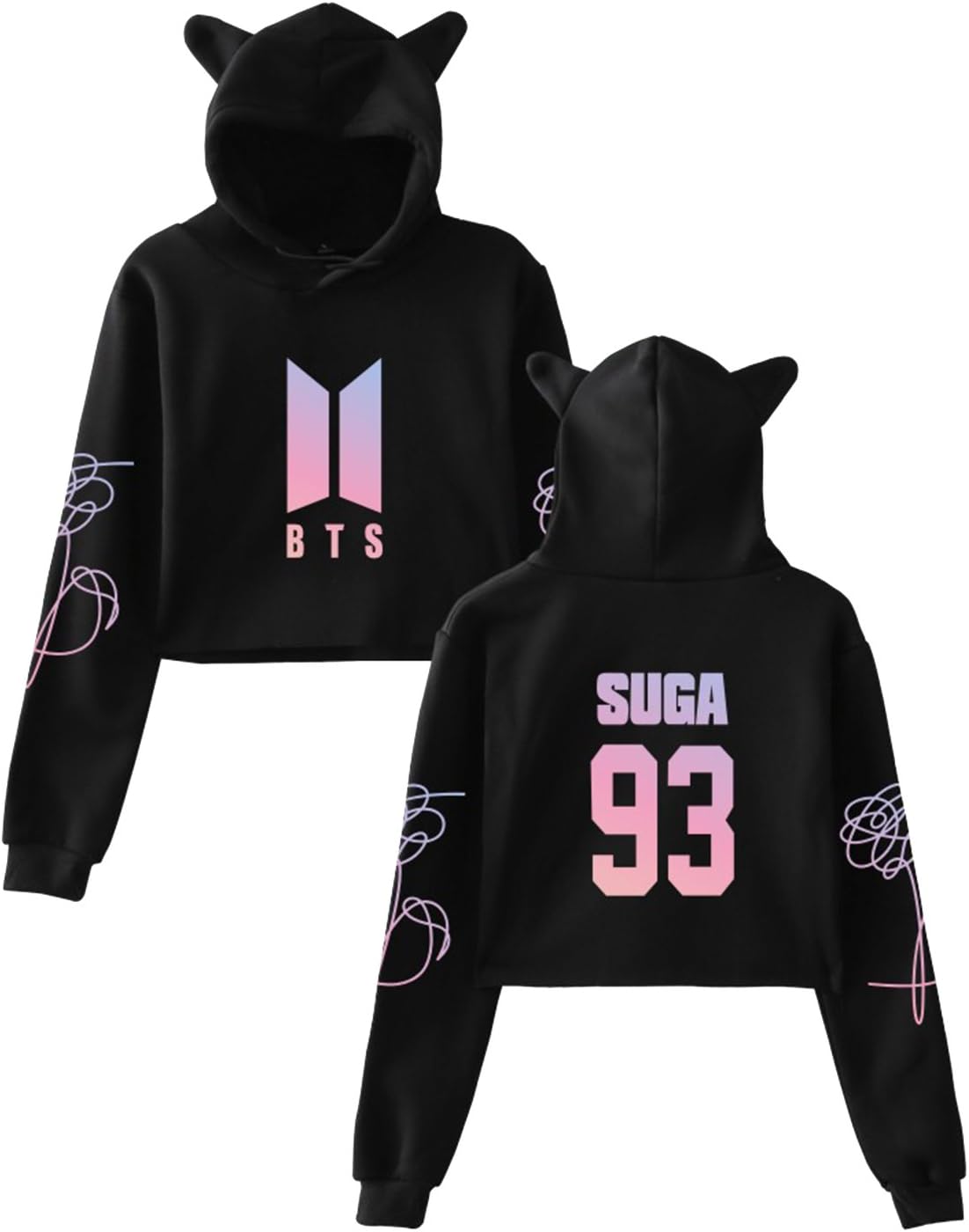 Kpop BTS Love Yourself Her Tear Hoodie Suga V Jin Jimin Sweater Jacket Pullove