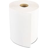 Hardwound Paper Towels, Nonperforated 1-Ply White, 8" W, 2" Core, 350'/Roll