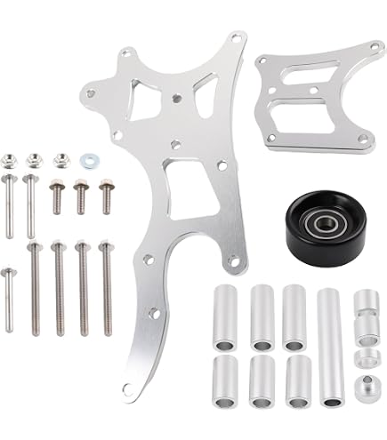 ICT BILLET LS Truck Heavy Duty Billet Alternator Bracket Kit LSX 4.8L 5.3L 6.0L Top Driver Head Mount