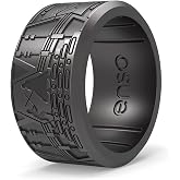 Enso Rings Star Wars Marquee Silicone Rings, Wide Ring Collection, Comfortable and Flexible Design