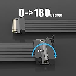 GLOTRENDS 400mm PCIe 3.0 X16 Riser Cable for