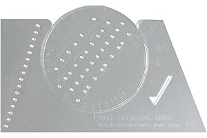 Westcott Lettering, Stenciling Paper Template (ALG-1)