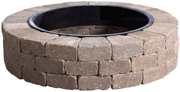 Anchor Fresco 52 In X 12 In Northwoods Tan Concrete Fire Pit Kit